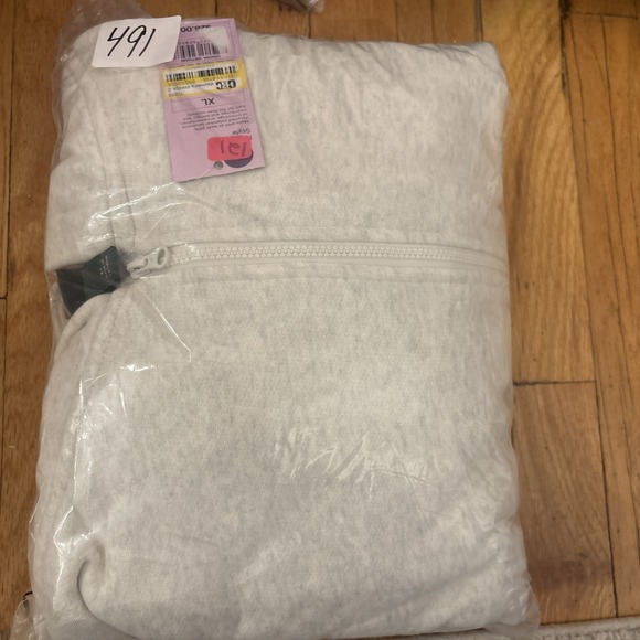 Wild Fable Light Gray Zip Up Hoodie Women XL Casual Loungewear Sweatshirt - Picture 3 of 3